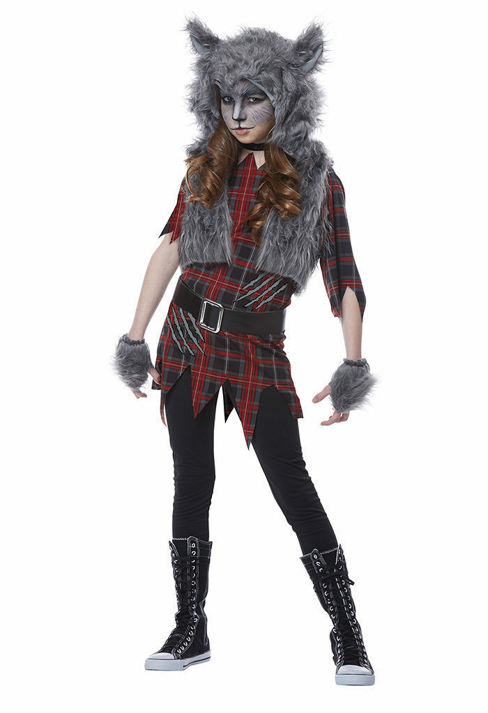 California Costume Werewolf Fairytale Animal Girl Child Halloween ...