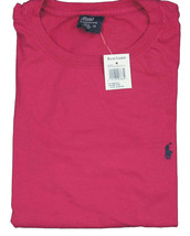 NEW Polo Ralph Lauren Vintage Polo Player T Shirt!  Hot Pink  Navy Polo ... - $28.99