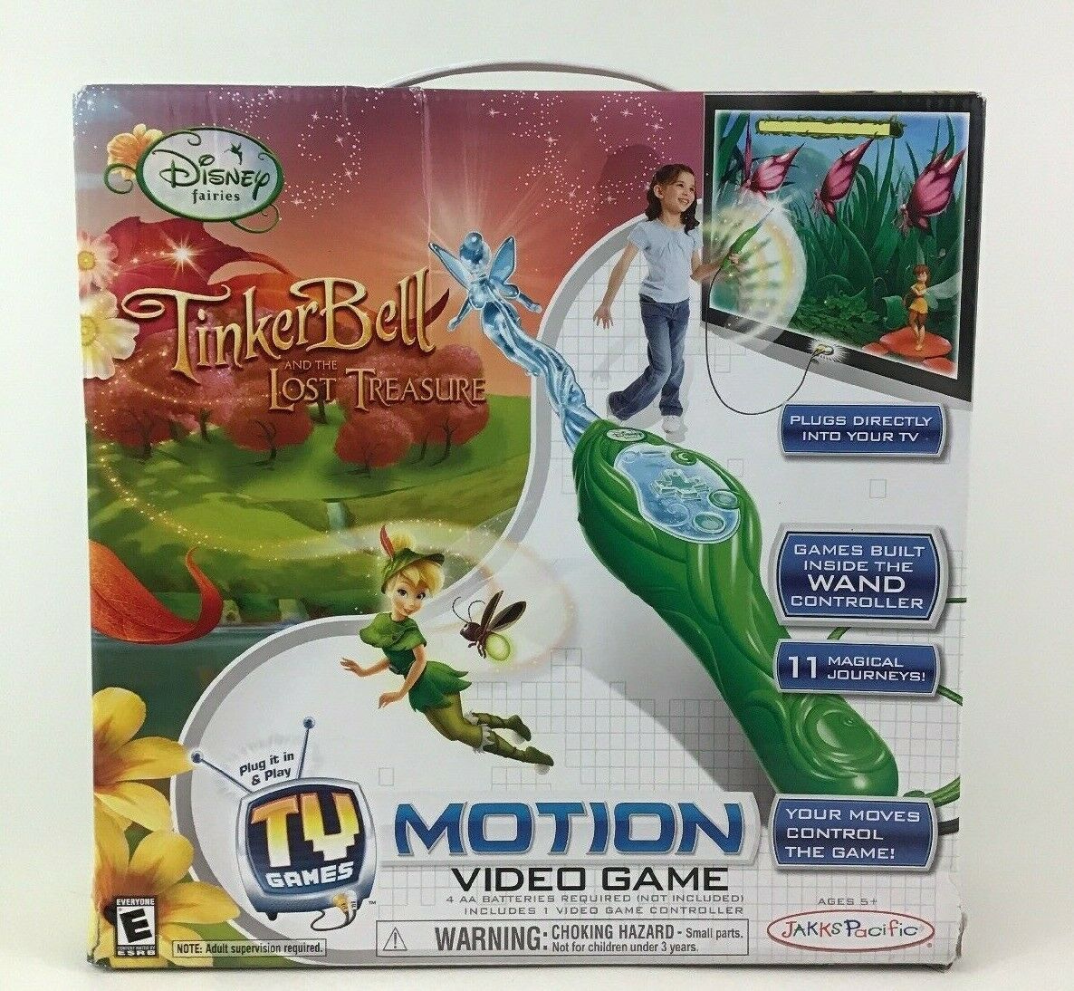 Tinkerbell and The Lost Treasure Motion TV Game Plug N Play Disney