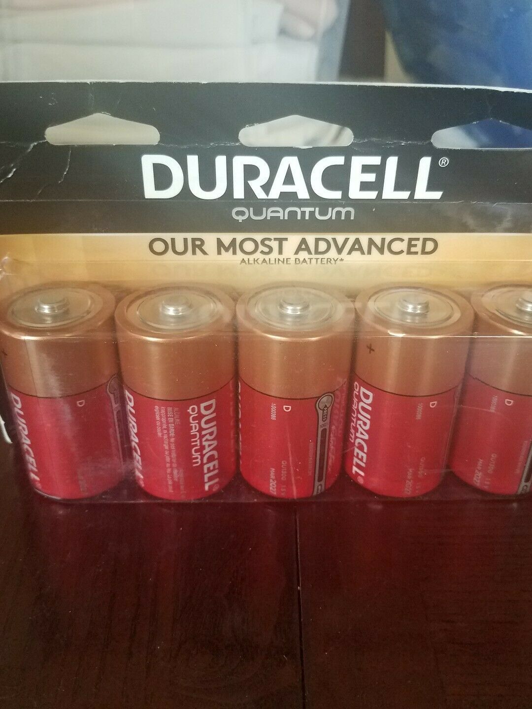 NEW Duracell Quantum C Alkaline Batteries With Power Check 5 Count