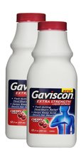 Gaviscon Extra Strength Liquid, Cherry, 12 Ounce(2 Pack) image 3