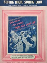 Swing High Swing Low Sheet Music, Carole Lombard, Fred MacMurray, Music - $32.95