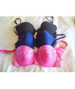 Mixed Lot Of 3 Bras Size 36B, 36C H&amp;M, Mix &amp; Co. - $17.00