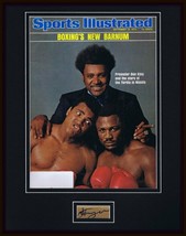 Joe Frazier Signed Framed 1975 Sports Illustrated Cover Display Les Wolff LOA