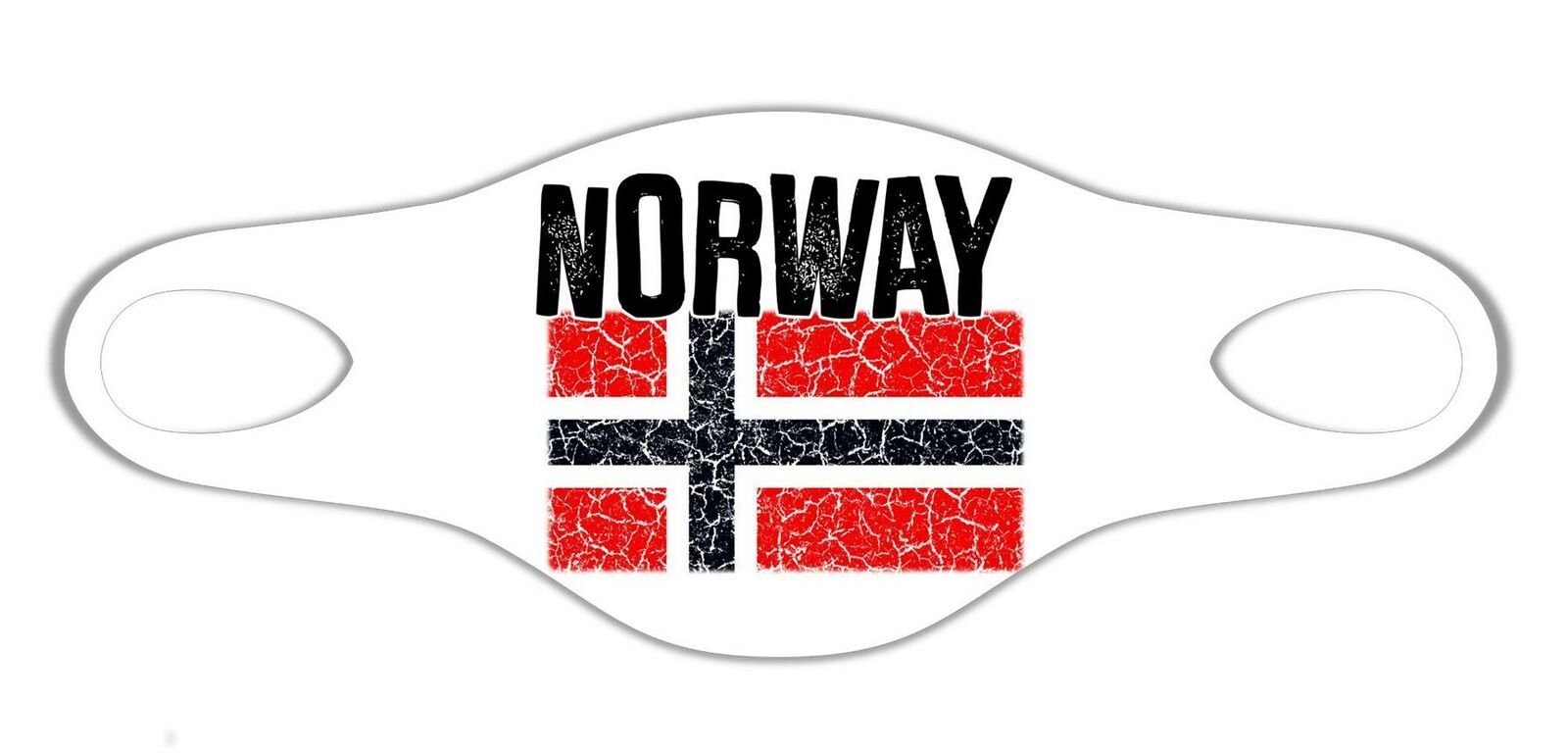 Norway Patriot Flag Printed Face Mask Protective Reusable Washable Breathable