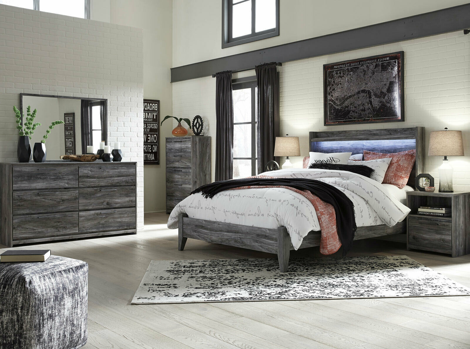 grey bedroom furniture