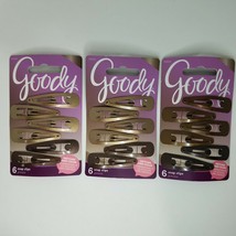 Goody Color Collection Snap Clips Barrettes 6 pc lot of 3 #76614 - $10.99