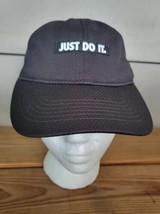 Nike Youth Just Do It Hat White Black Adjustable Strap Size 4-7 Free Ship  - $16.82