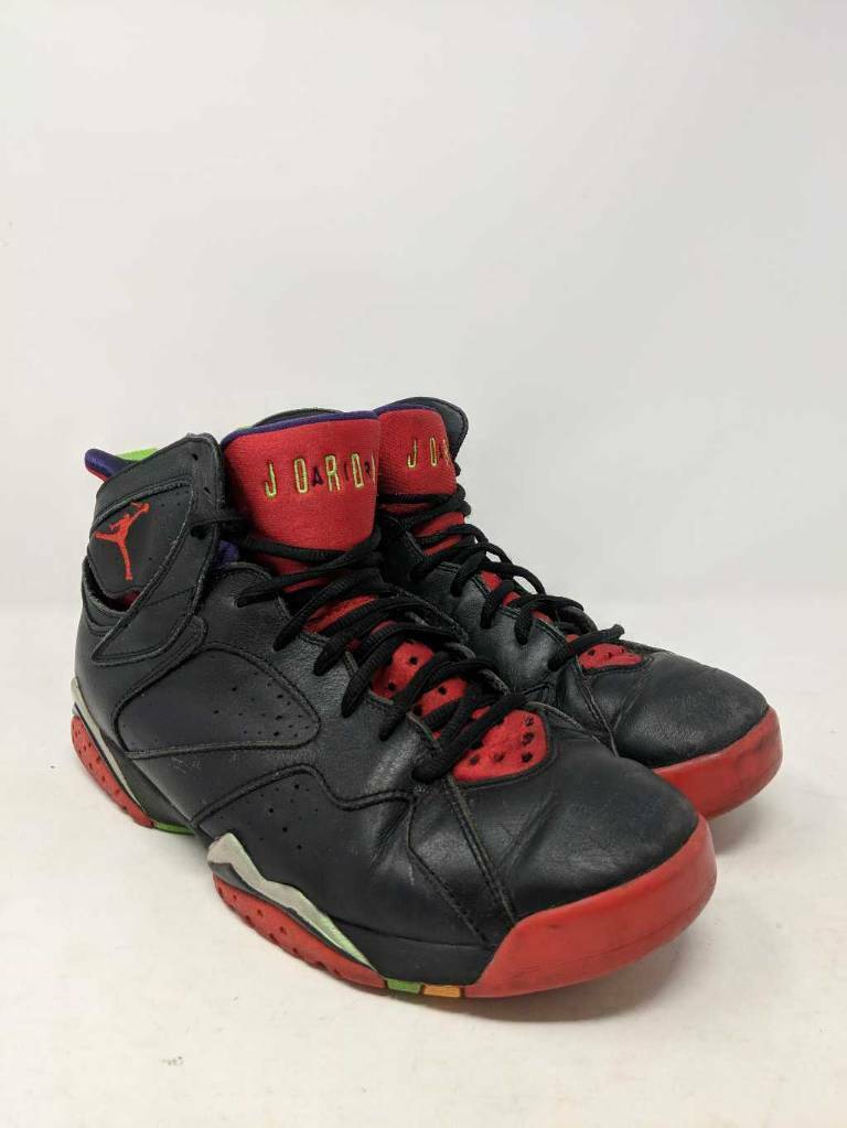 Marvin The Martian Air Jordan Mens 7 Retro Basketball Shoes Black ...