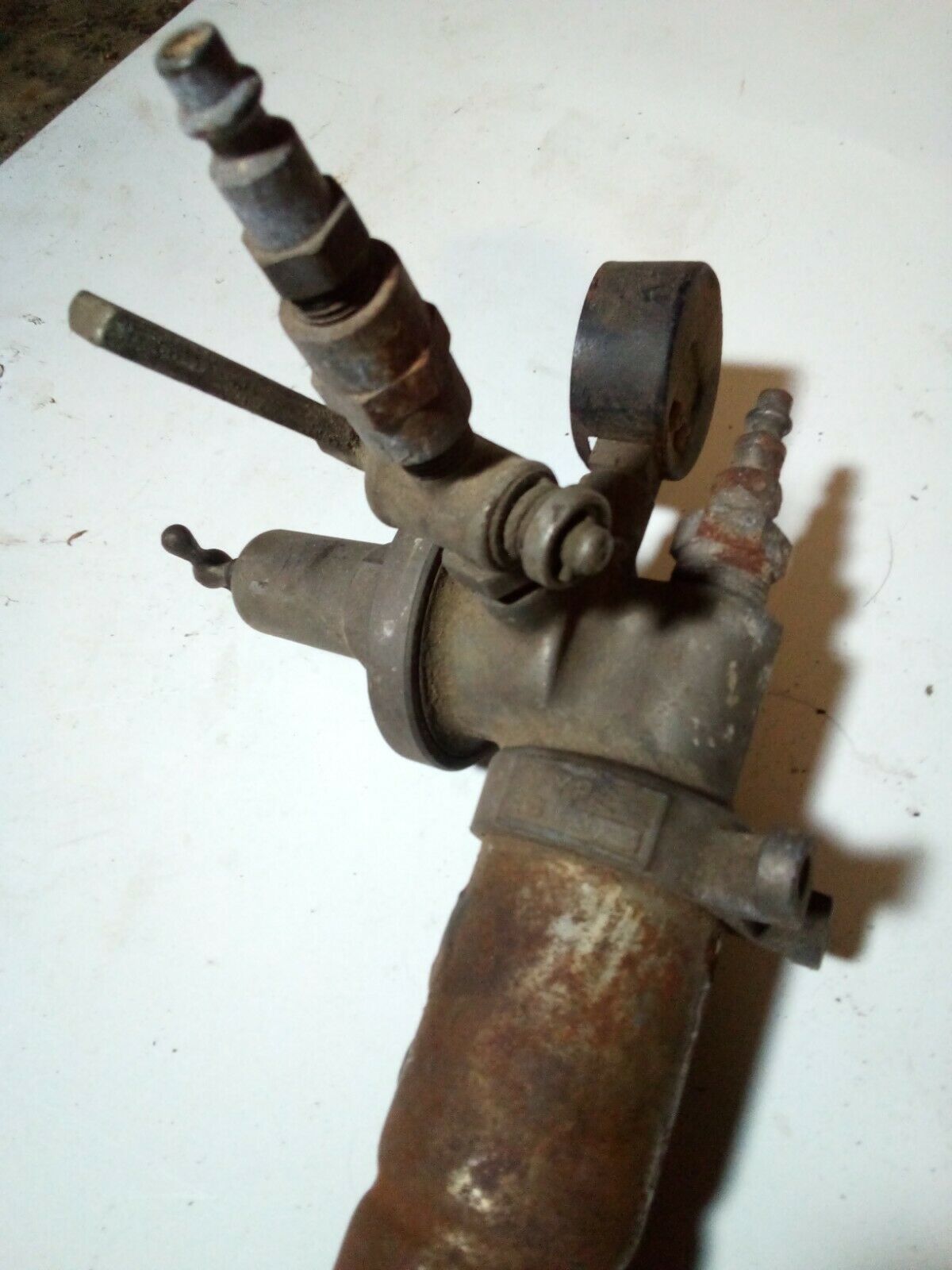 Vintage Air Compressor Devilbiss Regulator Toledo USA steampunk Air