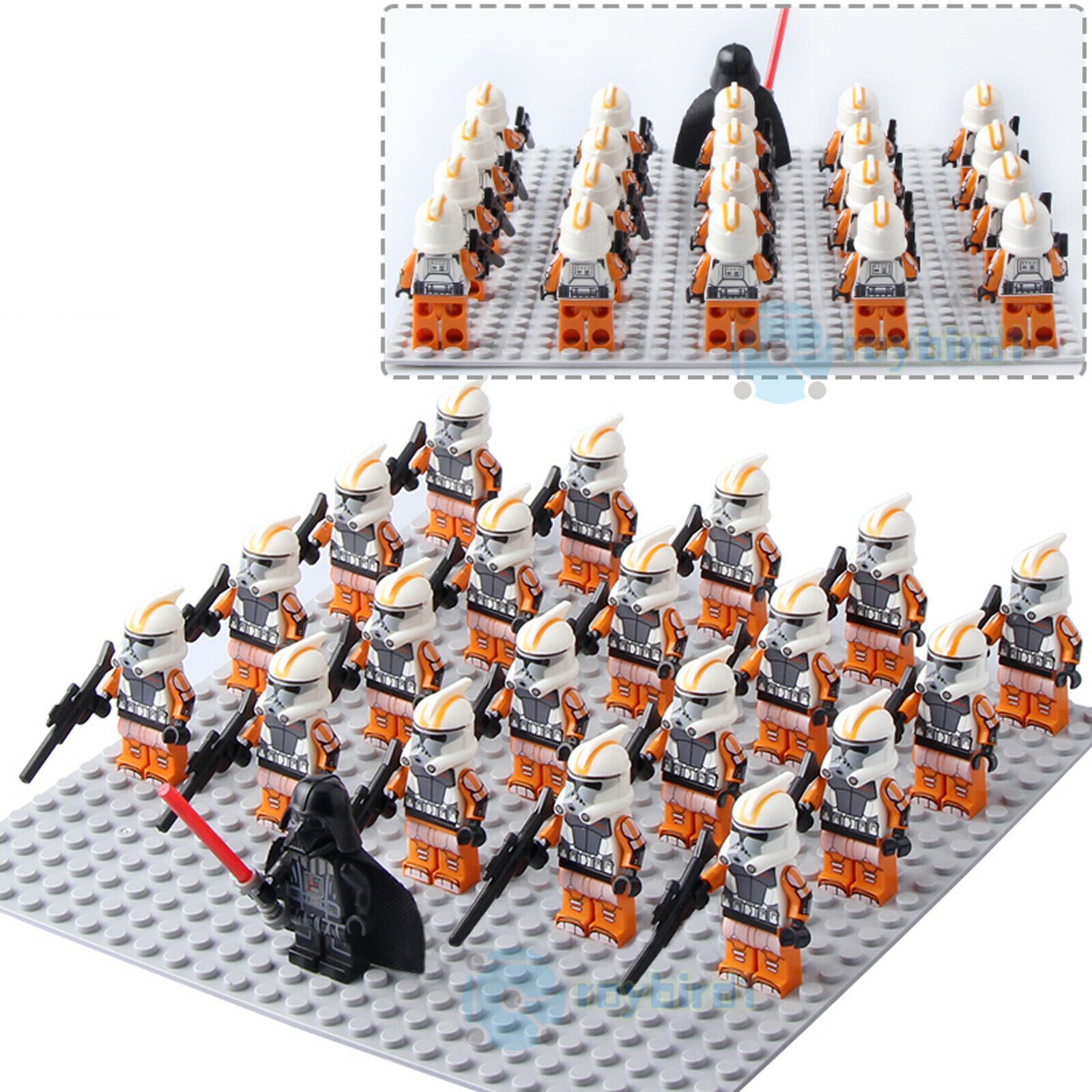 21Pcs 212th Attack Battalion Clone Trooper Star Wars Clone Wars Minifigures Toy