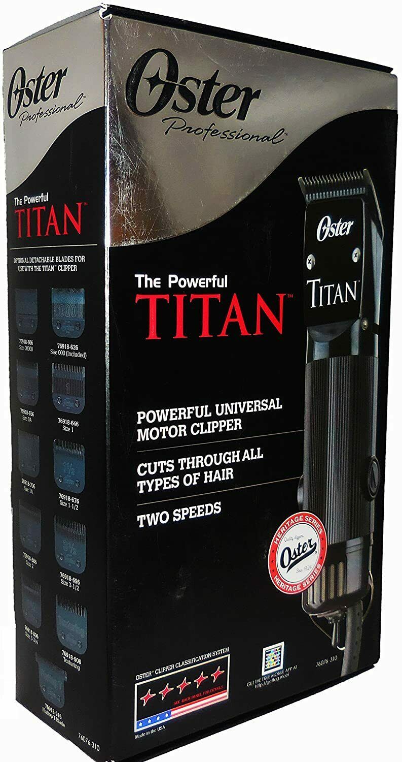 Oster TITAN 2 Speed Heavy Duty Professional Hair Clipper with