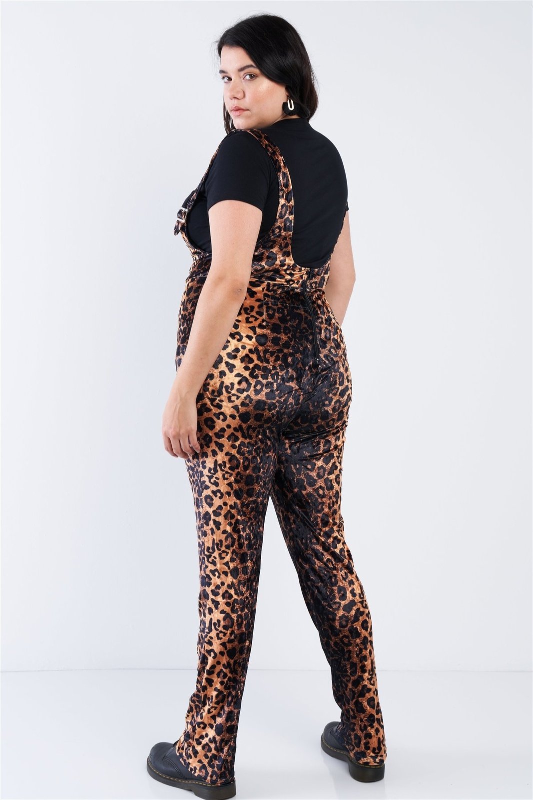 plus size leopard print pants