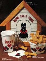 13 Cross Stitch Charts Complete Alphabet Scottie Dog Its Scot To Be Love... - $11.99