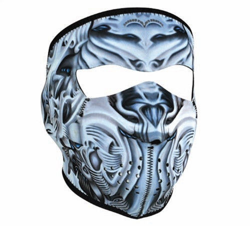 Neoprene Ski Mask - Full Face Reversible Bikers Masks Skull Bane ...