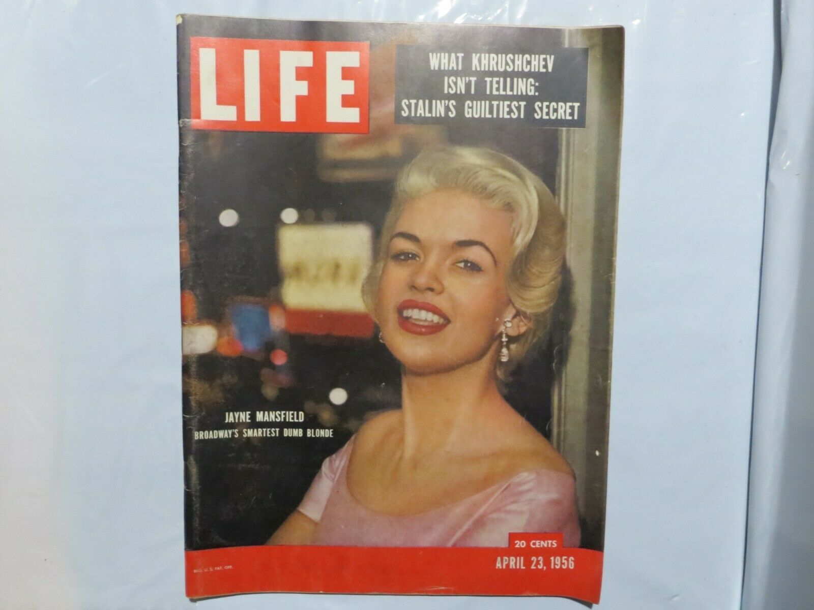 LIFE April 23,1956 Jayne Mansfield / Tragedy of Platoon 71 AL - Magazines