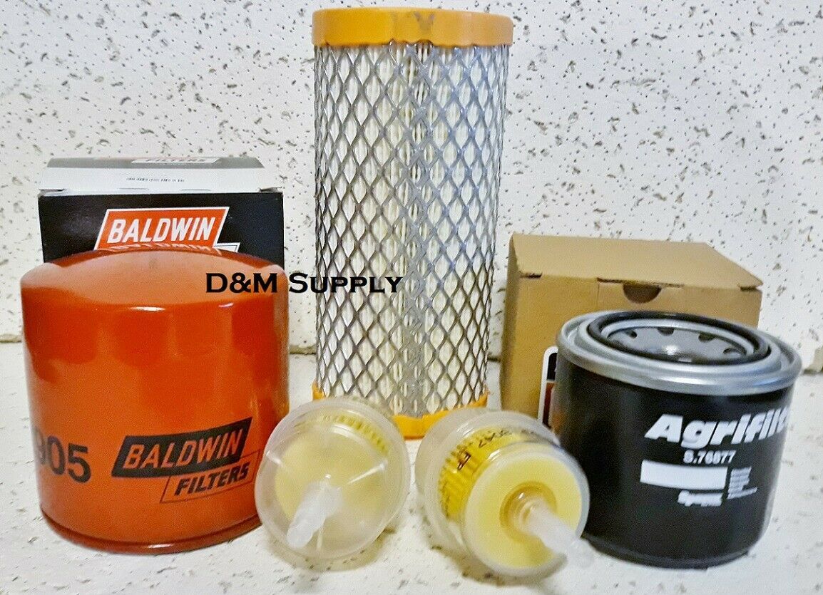 Kubota Sub Compact Tractor Filter Service Maintenance Kit BX23S BX1880