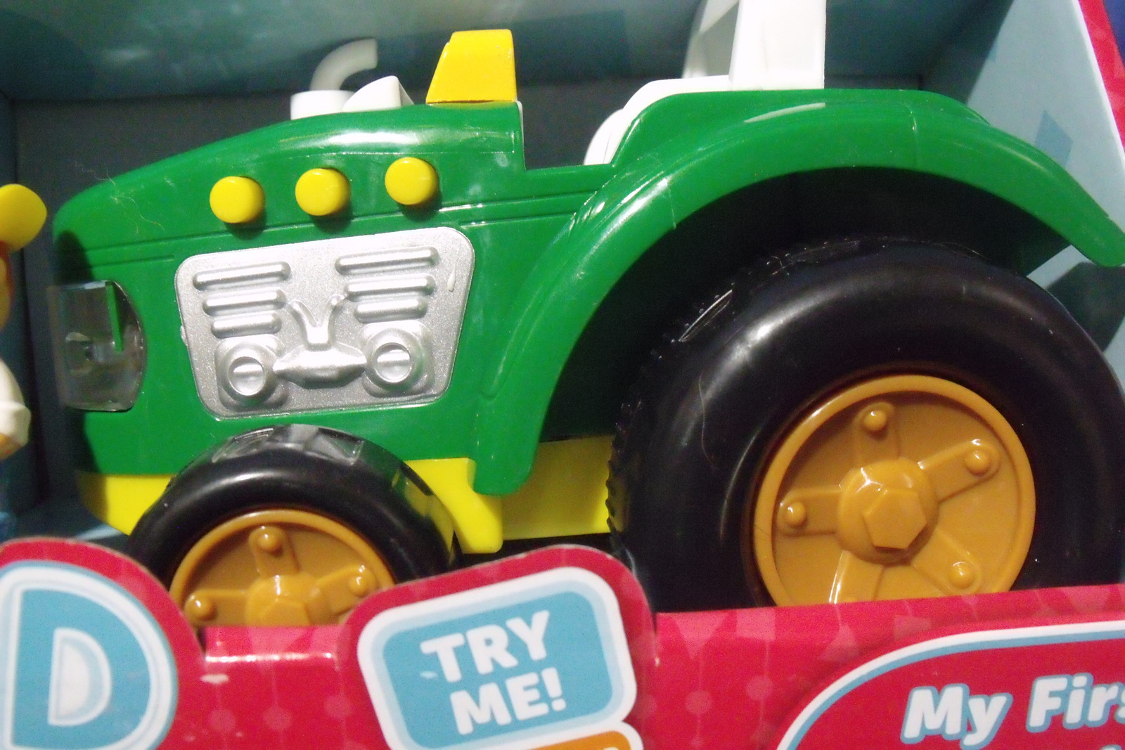 Toys New Kid Connection My First Vehicle Green Farm Tractor with a