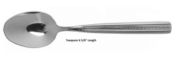 New Wedgwood TUXEDO TEASPOON Stainless Steel Flatware - $15.95