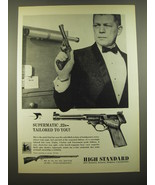 1966 Hi-Standard Supermatic Trophy Pistol Ad - tailored to you - $14.99