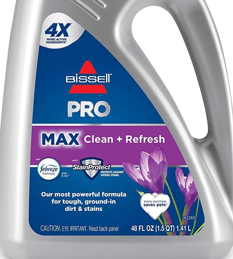 BISSELL Pro Max Clean Refresh Febreze Spring Renewal Carpet Shampoo, 48