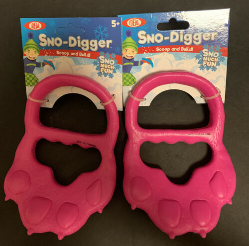 Ideal Sno-digger Toy Scoop and Build Plastic Paw Ages 5 Pink for sale online 