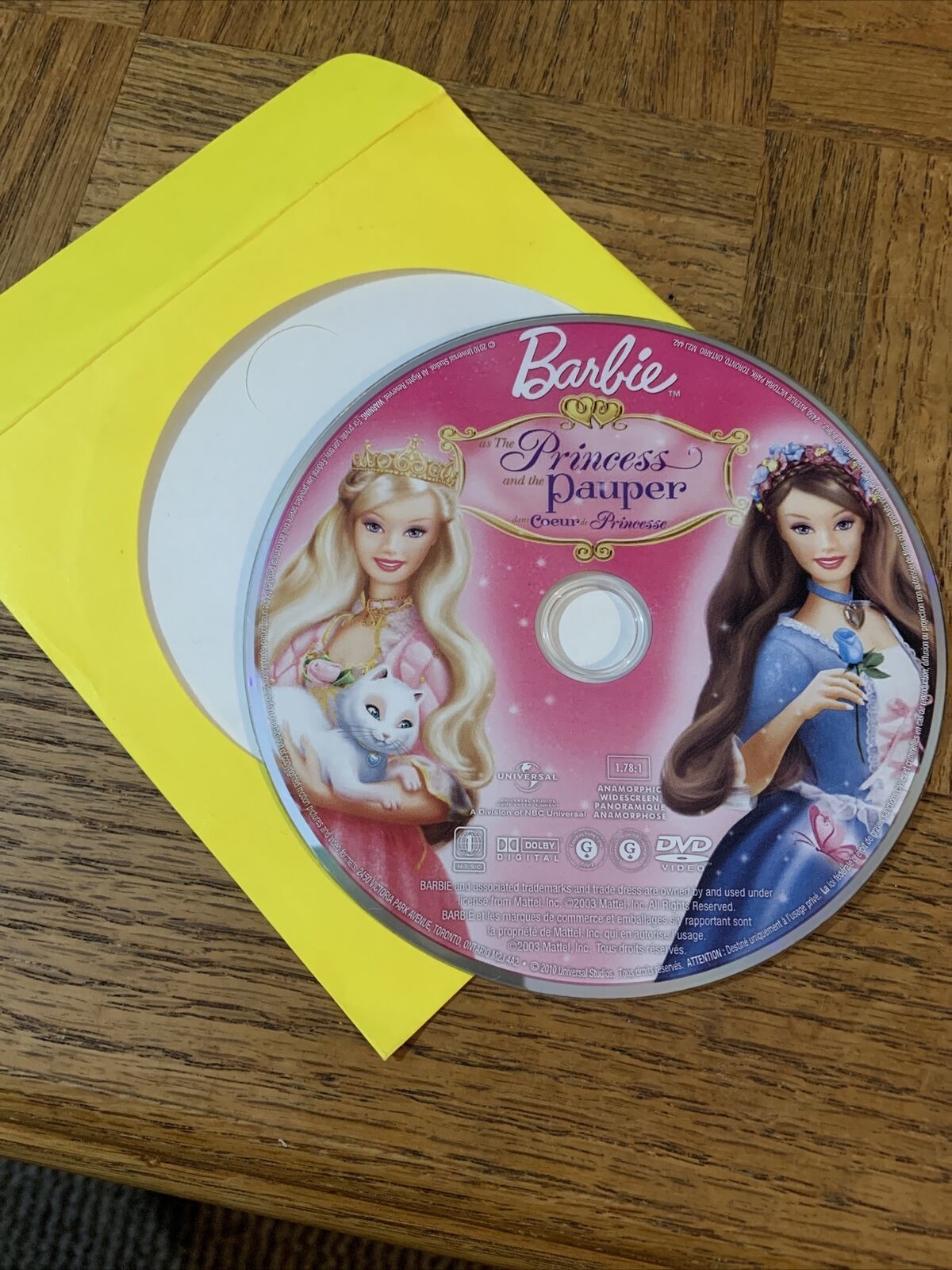 Barbie The Princess And The Pauper DVD - DVDs & Blu-ray Discs