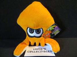 World of Nintendo Orange Squid Splatoon plush 7.5&quot; plush Jakks Pacific s... - $22.22
