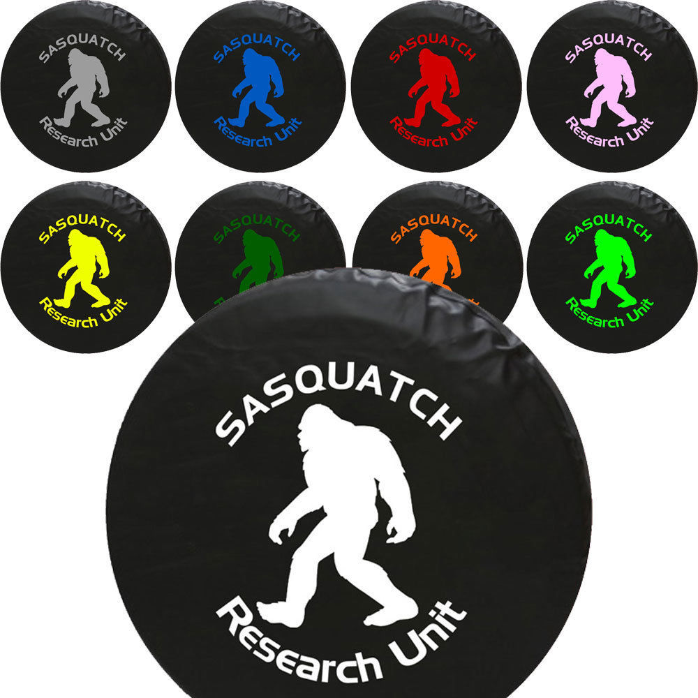 Bigfoot Sasquatch Tire Cover STANDARD We Need Tire Size and Color Choice Tire Accessories