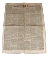 Saturday APril 9, 1859 NEW YORK TRIBUNE Newspaper Number 917 Very Nice! - $39.99