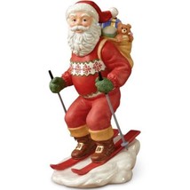 Lenox Santa Skiing Toy Delivery Figurine 2013 Downhill Dash Christmas 8" NEW - $29.00