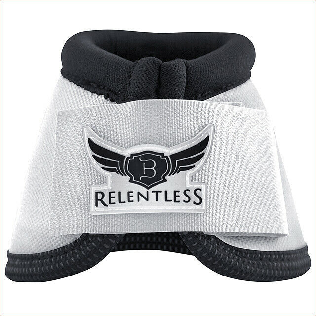 Cactus Ropes Relentless Strikeforce Nylon Horse Leg Bell Boots White U