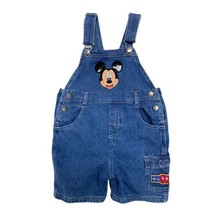 Disney Tuta da Lavoro Jeans Pantaloni Corti Bambini Blu Taglia 4T - $19.68