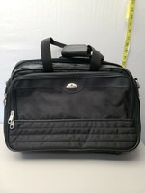 Black Samsonite Carry On Overnight Shoulder Bag Luggage - $35.54