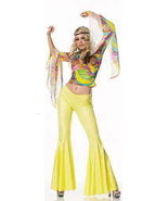 Go-Go Dancer Hippie Pants and Top Set Halloween Costume size M/L 83109 - $49.99