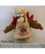SMOKED TURKEY &quot;Sing N&#39; Dance&quot; &quot;Chicken Dance&quot; Animated Plush - $30.93