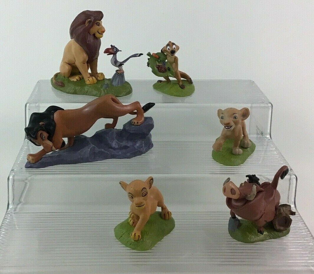 Lion King Figures Toys 6pc Lot PVC Toppers Simba Nala Timon Pumba ...