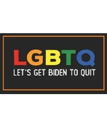 "Let's Get Biden To Quit" LGBTQ - Fridge Magnet #4 - $5.99