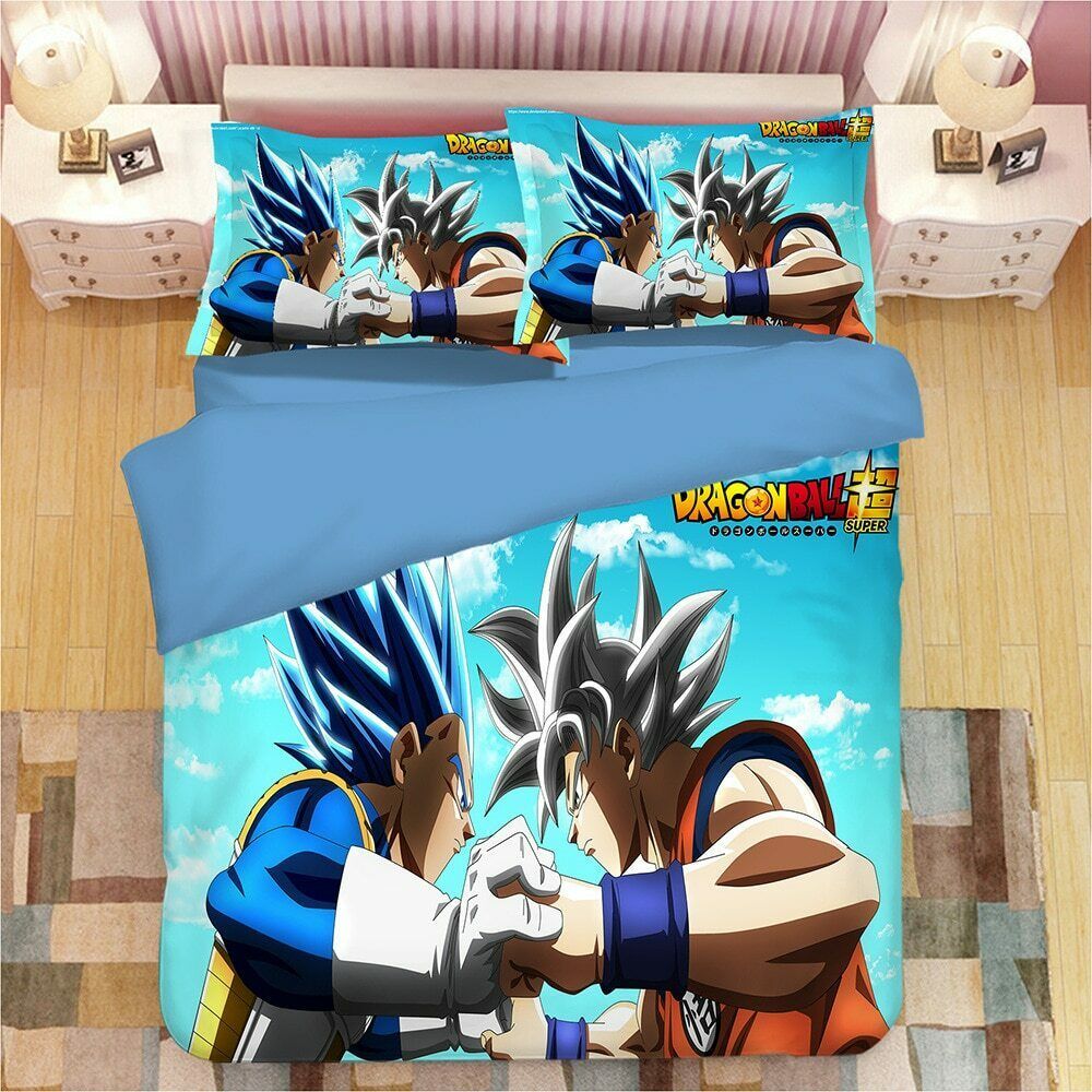 DRAGON BALL Z 3D Bedding Set Duvet Cover Pillowcase Bed Linen Son Goku