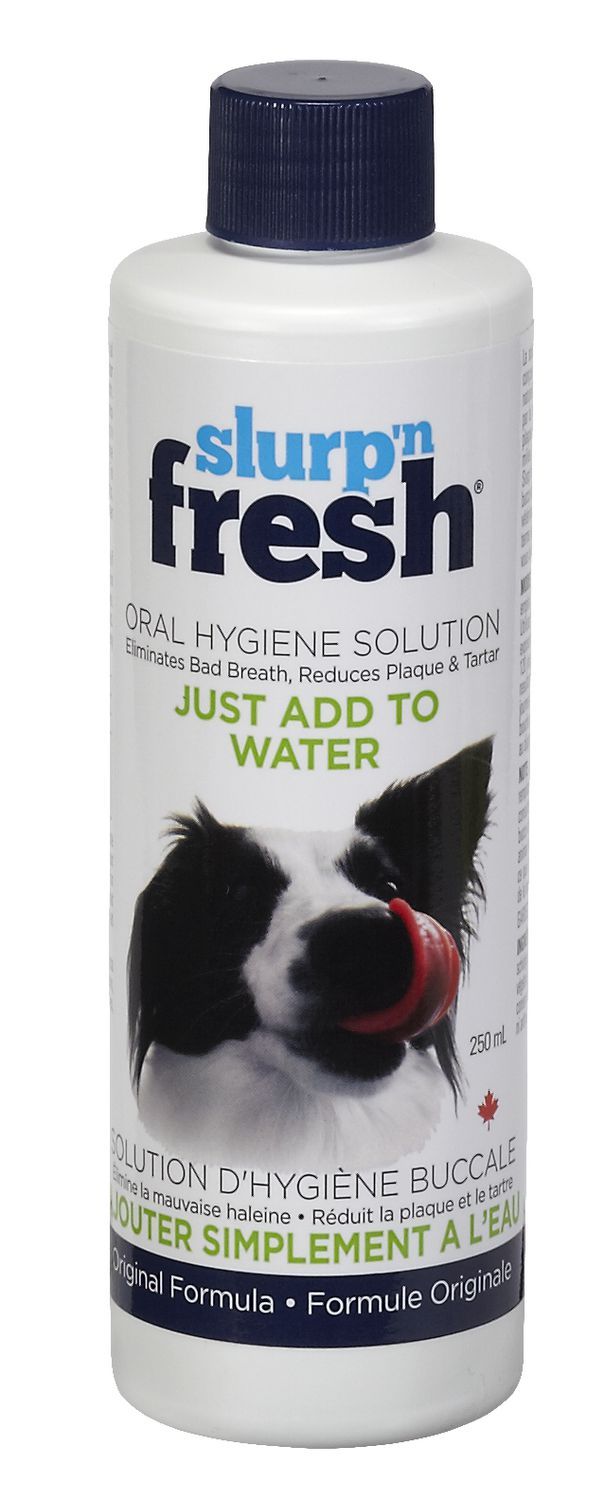 Slurp’n Fresh Oral Hygiene Solution for Dogs 4 x 250ml bottles Canada
