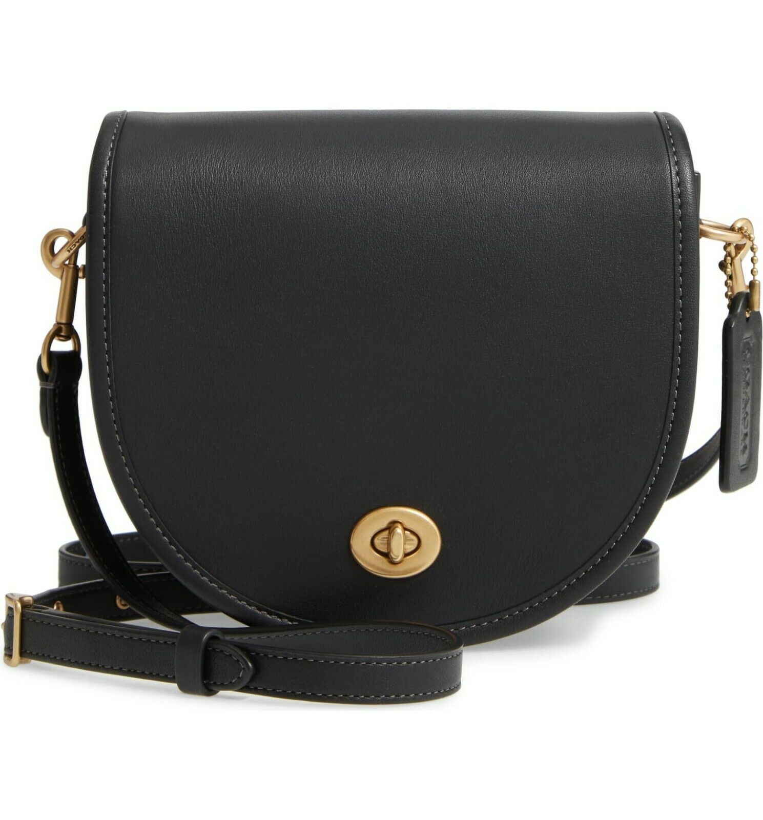 NWT Coach Originals Turnlock Saddle Crossbody In black Women's Bags