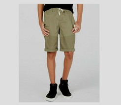 Epic Threads Big Boys M Dark Sprout Moto Twill Pullon Denim Shorts NWT - $19.34
