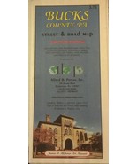 Bucks County, PA Street and Road map - $5.00
