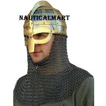NauticalMart Medieval Vendel Armor Helmet With Aventail  image 2