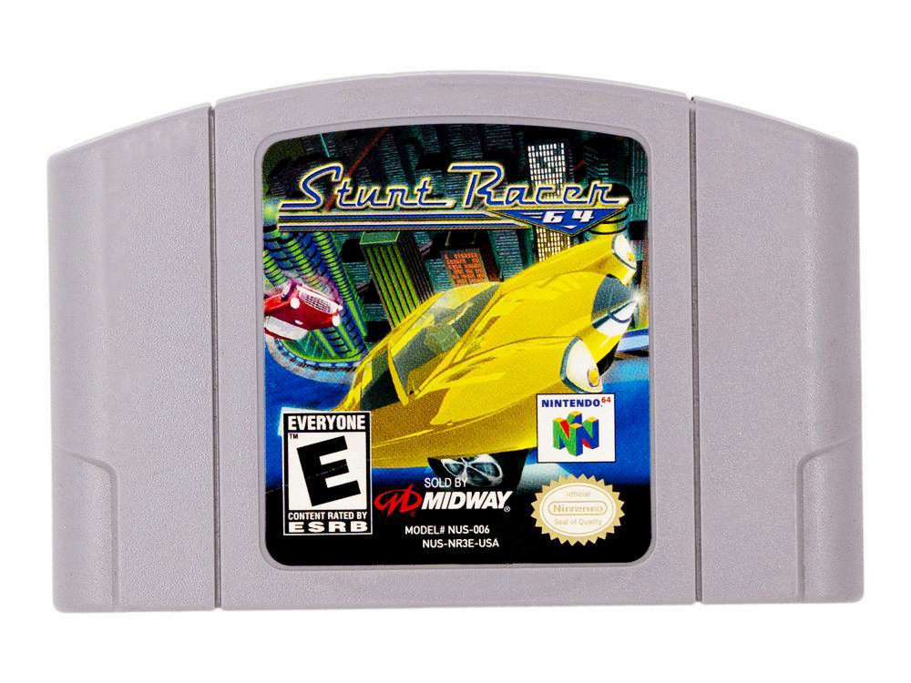 Stunt Racer 64 Game Cartridge For Nintendo 64 N64 USA Version