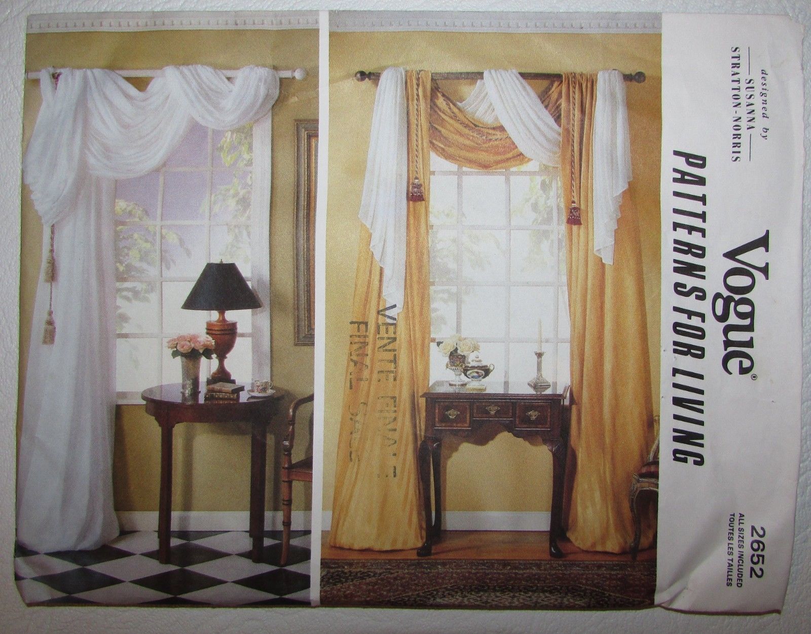 Vogue 2652 Designer Susanna Stratton Norris And 50 Similar Items