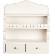 Dollhouse White Kitchen Wall Cabinet t5606 Miniatures World - $9.35