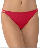 Vanity Fair Illumination Side Cutout Red Bikini Panties New - $9.50