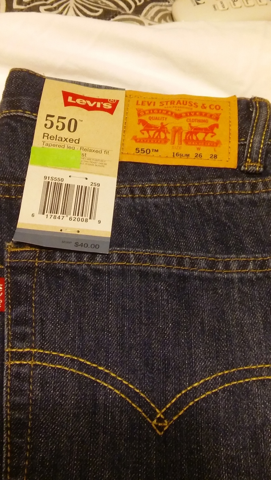 levis jeans 26 x 28