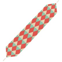 Mondxflaur Red Grid Table Runner for Dining Table Living Room Home Decor  - $18.99+